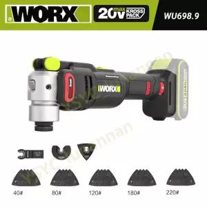 WORX 웍스 WU698 브러시리스 다기능 절단기 만늘컷터 그라인더 범용 보물 커터 20V 베어툴 본체만