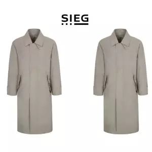 [롯데백화점]지이크 SS 선공개 베이지 나일론 레글론 세미오버핏 롱코트 PGN7301 DHSIEG