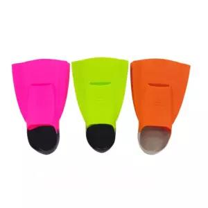 Delight 수영장 강습용 어린이용 숏핀 숏오리발 훈련용 실리콘 오리발 수영용품