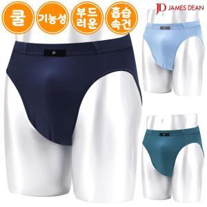 제임스딘 남자 여름용 기능성 스판 삼각 팬티 3매입 BZ61