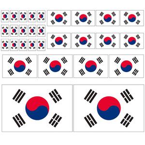 대용량 태극기 차량 스티커 세트 29개 구성 방수재질