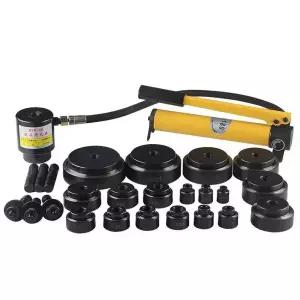 유압천공기 세트 수동 유압 펀칭기 홀가공 탈착기 천공기 압착기