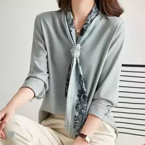 화세 (77까지)시크프렌치스카프블라우스_HB5SBL014C