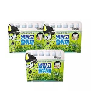 산도깨비 냉장고 탈취제 녹차성분 냉장고 냄새제거 200g x3개