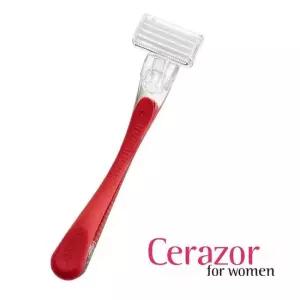 세레이져 레드 세라믹 여성용 제모기 얼굴 바디 면도기 셀프 제