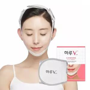 [하루V브이] 이중턱 리프팅밴드/ 턱살제거 사각턱 땡기미 얼굴밴드 지압 경락