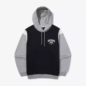 [휠라](광주신세계)[FILA] 면혼방 컬러블럭 후드티 (FS2POG1109X_INA)