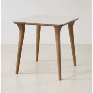 데코라인 워라벨 2인용 고무나무 원목 세라믹 식탁 테이블 방문설치 원룸 1인가구