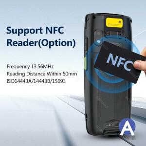 4G 산업용 PDA 안드로이드 12 J & T 터미널 1D 바코드 스캐너 데이터 수집기 지지대 구글 플레이 NFC 창고