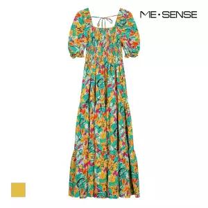 [미센스] 스모킹밴딩 반팔 원피스_MB47OPM329Z