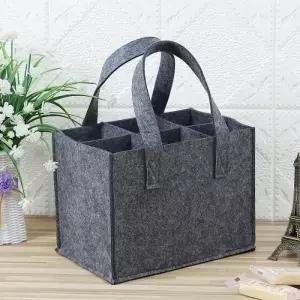 충격방지 칸막이 와인쇼핑백 와인백(6구 그레이)