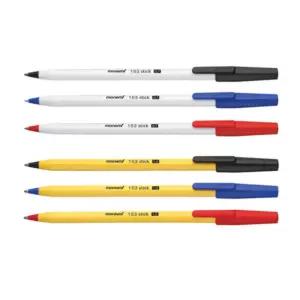 모나미 뚜껑 스틱 볼펜 12p 세트 모음 0.7mm 1.0mm 검정 빨간 파란 볼펜
