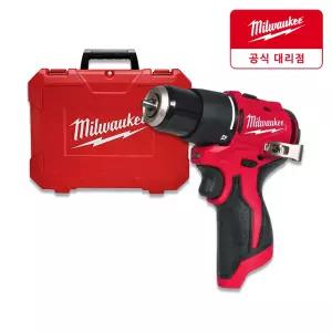 밀워키 M12 BLPDRC-0C0 12V 충전 해머드릴 베어툴