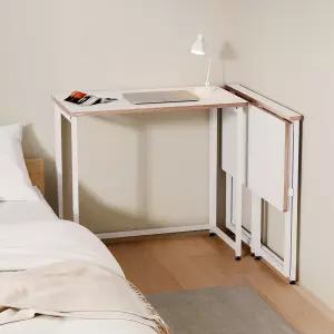 소프시스 듀얼 접이식 책상 800 / 접이식 다용도 학생 공부 이동식 공부 폴딩 테이블 책상 조립식