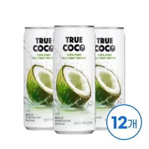 클룹 트루 코코 퓨어 코코넛 워터 330ml 12입
