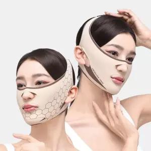 히알루론 리프팅업 마스크 V라인밴드 얼굴리프팅밴드 입벌림방지밴드 페이스밴드