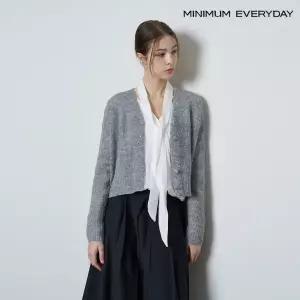 [롯데백화점]미니멈 [미니멈 에브리데이]베이직 울 V넥 버튼 긴팔 가디건 (EB3CK044D)
