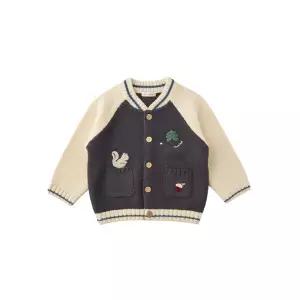 밍크뮤아뜰리에 25FW NY 포레스트자수니트가디건 (35A1520001) HJ