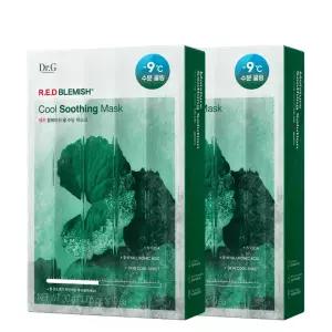 닥터지 레드블레미쉬 마스크팩 쿨 수딩 마스크 10개입 2개 쿨링 진정 마스크팩