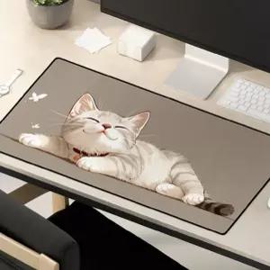 장패드 사무실 귀여운 마우스 방수 커플 책상 키보드 고양이 80cm 단체 매트 국산