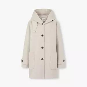 [롯데백화점]톰보이 핸드메이드 후드 울혼방 하프코트_9175411981