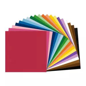 한지색종이 20cm 20색 100매 혼합 전통 색한지 색지 종이접기 공예