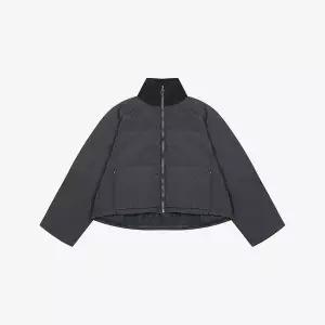 갤러리아 [SI]하이넥 니트배색 숏패딩 (SXL0168ZDD)