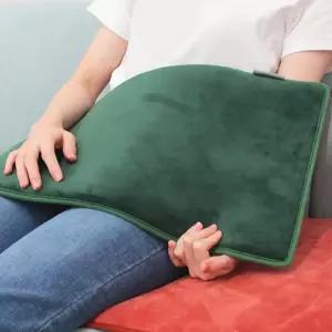 한양 퍼 맥반석 전기 찜질기 포레스트그린 소 대 온열매트 어깨 허리 복부