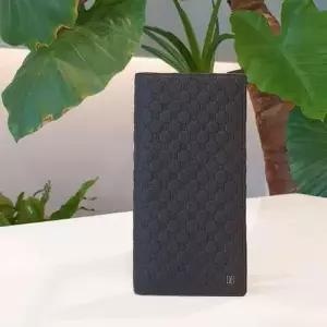 닥스 남자 반지갑 DBWA2E361BK [LOUIS]블랙 DD경판로고 매트 가죽 장지갑