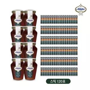 아티키 그릭 다크브라운 포레스트 허니 8병+스틱 4박스