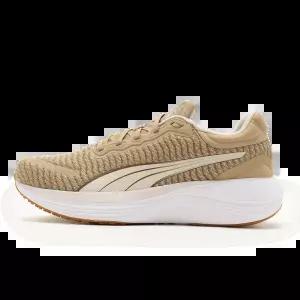 푸마 굽있는 러닝화 충격 흡수 헬스 운동화 베이지 고급스러움 캐주얼 세련된 나들이 신입생룩 개성강한