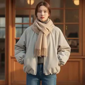 [정상가 129000원][샐리] 누빔넥스트링항공점퍼_I5D-CJP003