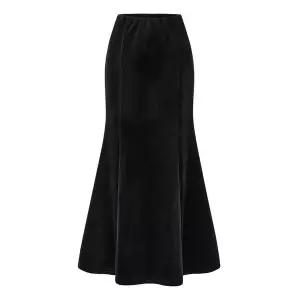 [GGPX]벨벳 허리 밴딩 롱 스커트 GPDWH005D _P409087148