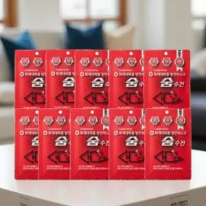 화재 대피용 습식 방연 마스크 내열 열차단 구조 피난 손수건 숨수건 10개