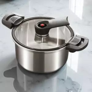 저압 진공 냄비 스텐 인덕션 겸용 다용도 압력솥 전골 24cm