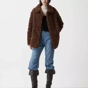 [롯데백화점]쥬크 부클 페이크퍼 하프코트Z254PSF656