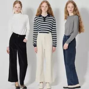 [최초가 98000원]2SET LeOT)] 릴렉스 스트레이트핏 코듀로이 팬츠 2종세트