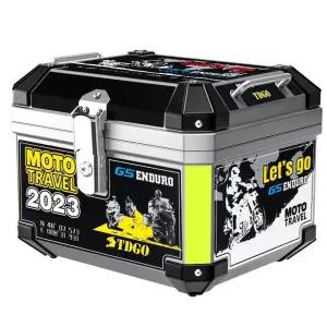 오토바이 탑박스 45리터 알루미늄 바이크 리어백 대용