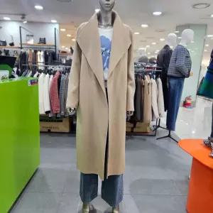 시슬리/애플아울렛/버디 숄카라 벨티드 롱 코트 SACT38461