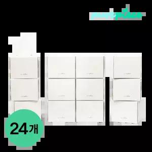 퓨어피스 먼지없는 천연펄프 미니각티슈 230매입 24개입 퓨어피스 갑티슈