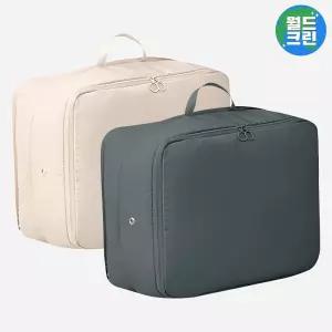 월드크린 이불 의류 압축 파우치 특대형 겨울 옷 패딩 아우터 수납 정리 보관 팩 가방 여행 캠핑