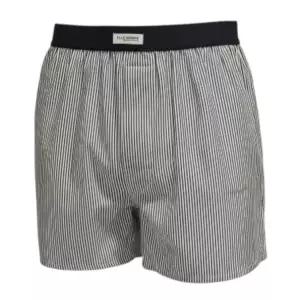 [롯데백화점]엘르이너웨어 남성 스트라이프 아웃밴드 트렁크(EDMTK982GY)