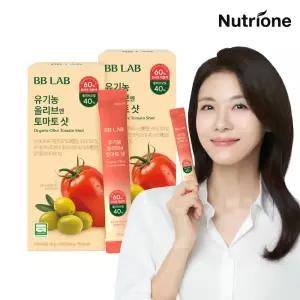 [TV홈쇼핑 동일상품] 비비랩 유기농 올리브엔토마토샷 2박스(20일분) 올토샷 듀얼샷 스틱