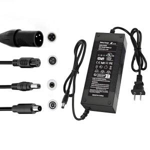 Brokir UL, 5개의 플러그가 장착된 36V 호버보드 충전기용 42V 2A 교체 전동 스쿠터 충전기 출시, GOTRAX / 나인봇 젯슨 보이지 전원 어댑터와 호환 가능