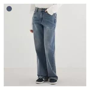 게스여성 틴 인디고 와이드 청바지 YP3D9155 348482