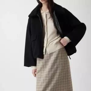 [롯데백화점]쥬크 핸드메이드 집업 숏 코트 Z254MSG506