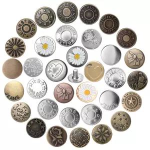 (바지단추) 치마 바지 청바지 허리사이즈 치수 조절 단추 버튼 버클