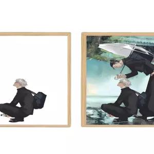 주술회전 피규어 굿즈 액자 그림 캐릭터