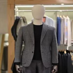 지이크 가을/겨울 울 와플 패턴 캐주얼 정장 자켓  PJEAH4003 HDCH_SH