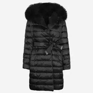 막스마라 5F 2529496055600 003 노베프 퍼 벨티드 패딩 자켓 블랙